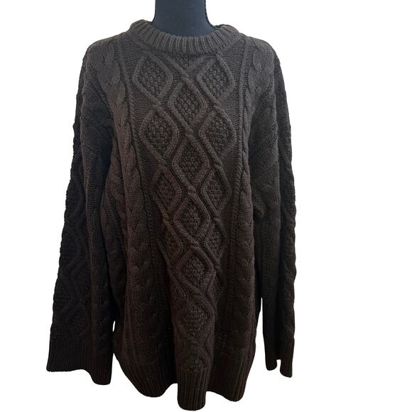 Lioness Sweaters - Lioness Gigi Knit Sweater XS Oversized Brown NWT